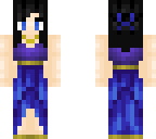 blue gown