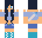 blue haired