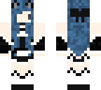 blue neko maid