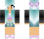 blue pastel girl