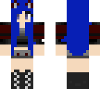 blue wolf girl