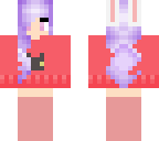 bunny girl pj's  spring skin