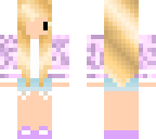 chibi blonde hair purple