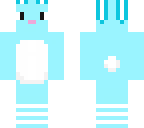 cute blue bunny 