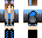 cute ice wolf skin