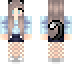 edit of a cat ninja girl