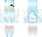 edited ice fox girl