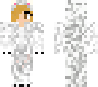 girl in a polar bear onesie