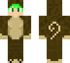 green boy in monkey suit