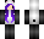 purple chibi panda