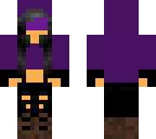 purple masked girl
