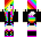 rainbow fox girl no microphone