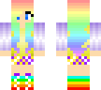 rainbow girl