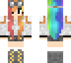 rainbow steampunk girl