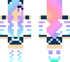 re-do of the pastel cat girl