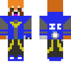 red panda in high school oufit
