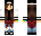 skater with rainbow bracelet