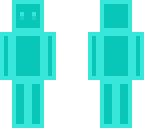 teal slime blue person