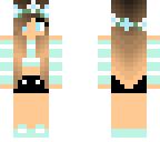 teal stripes