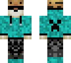 turquoise tiger with glasses
