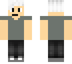 white haired boy