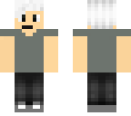 white haired boy