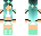 blue butiful girl
