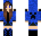 blue creeper girl