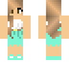 blue dress girl