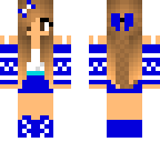 blue dress girl