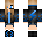 blue lightning girl