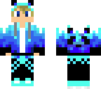 blue panda