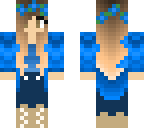 blue tumblr girl