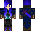 blue warrior girl