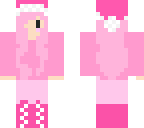 chibi pink winter