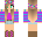 colourful girl number three