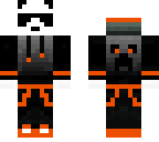 cool orange panda