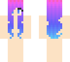 dark colored semi rainbow hair base