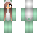 edit of green panda girl
