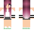 edited pink haired girl