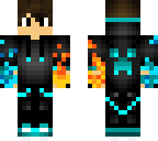 fire and water neon guy
