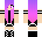 girl with purple hair