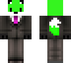 green and pink fox