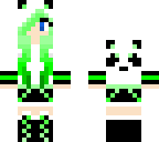 green panda