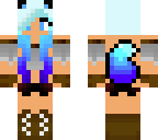 hunter blue haired girl