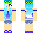 iblue flower girli