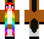 long hair horse onsie