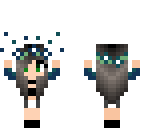 mini blue girl