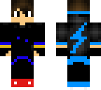 my blue lightning skin
