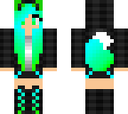 neon wolf girl